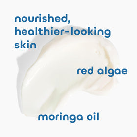 Seaweed Bath Co lotion texture close-up showing creamy, fast-absorbing formula benefit