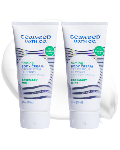 Seaweed Bath Co. rosemary mint front packaging showing product benefit