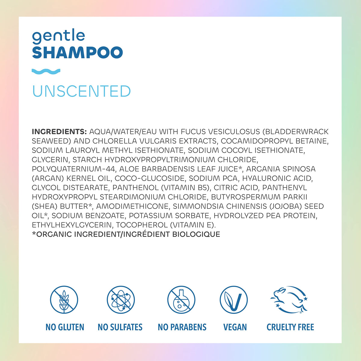 Seaweed Bath Co. shampoo foam texture demonstrating gentle lather and mild cleansing