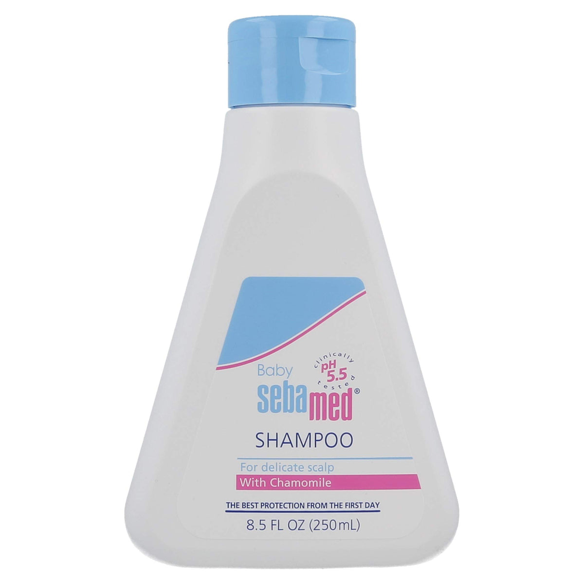 SEBAMED front packaging showing gentle baby shampoo and clarity benefit