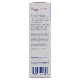 SEBAMED label detail with ingredient focus to reassure parents