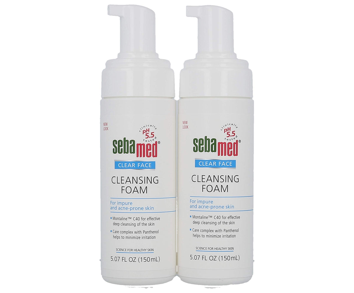 Sebamed front packaging showing cleanser and clear labeling for quick recognition