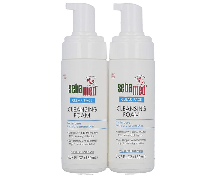 Sebamed front packaging showing cleanser and clear labeling for quick recognition
