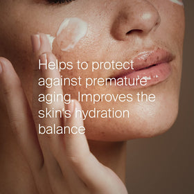 SEBAMED dispensed onto hand demonstrating lightweight application benefit