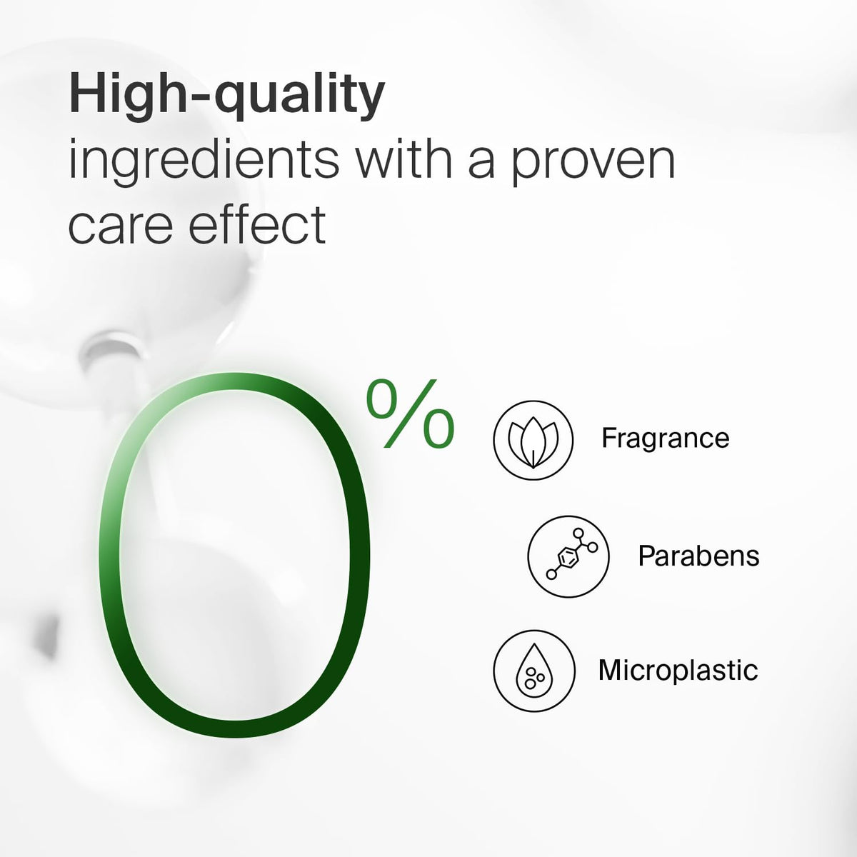 SEBAMED ingredient label close-up highlighting pH 5.5 and gentle formula benefit