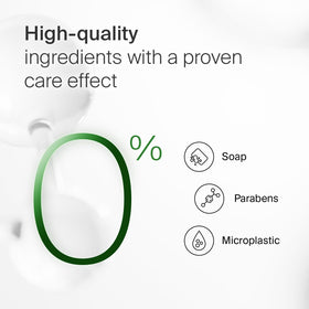 sebamed in-shower lifestyle scene, portraying everyday sensitive-skin care benefit