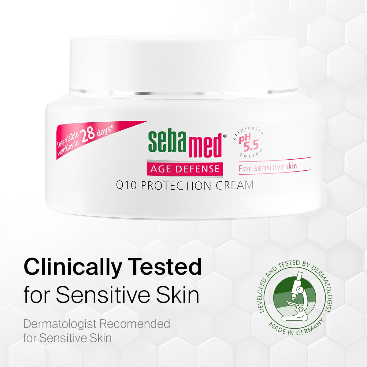 SEBAMED on bathroom shelf in morning routine offering daily skin conditioning