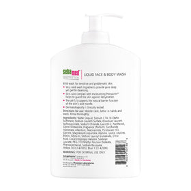 SEBAMED creamy foam texture close-up demonstrating gentle lather and hydrating feel