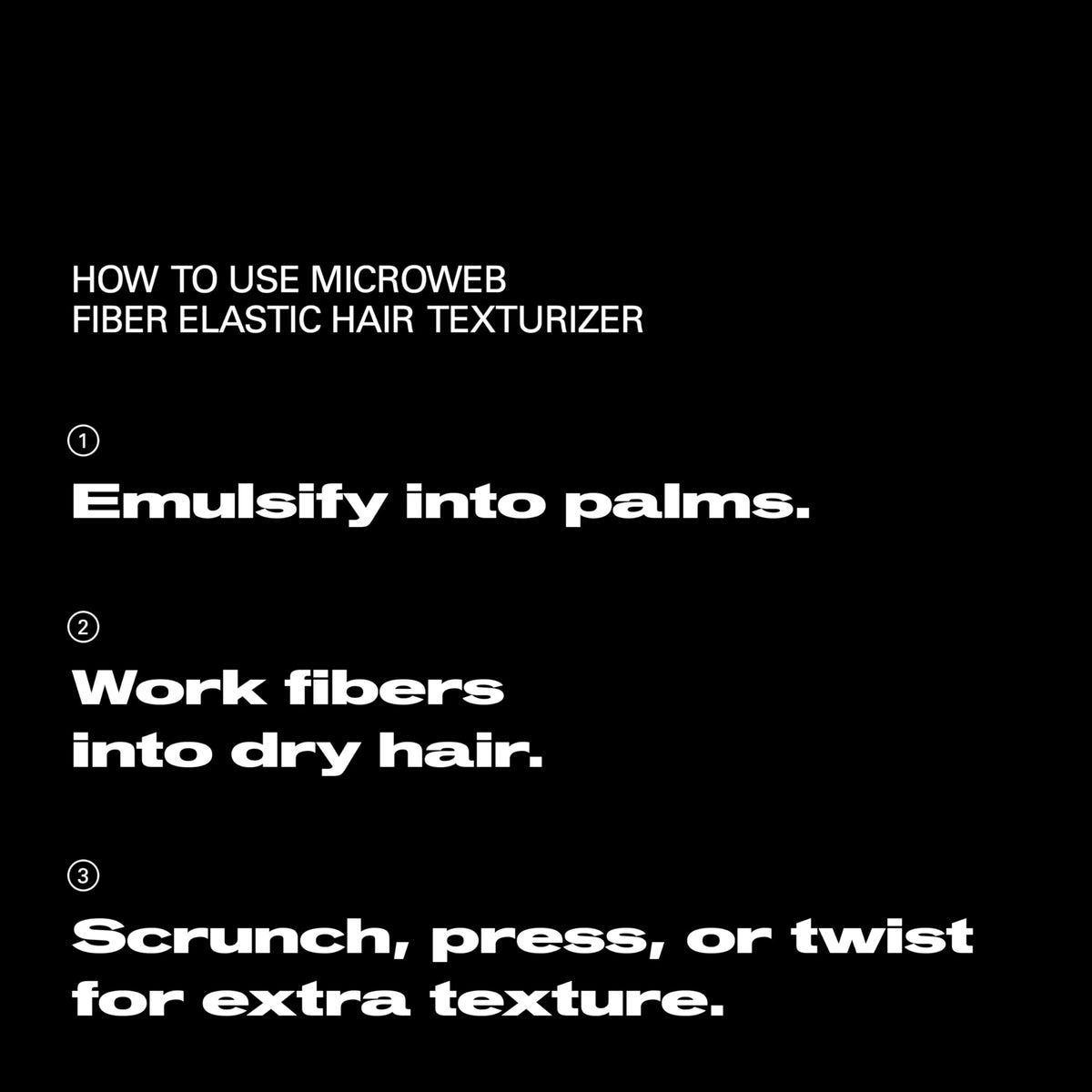Sebastian application in hand demonstrating small amount to build flexible texture