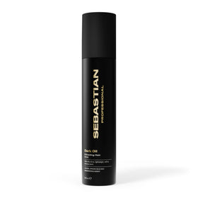 Sebastian dark oil front packaging showing lightweight mist and benefits