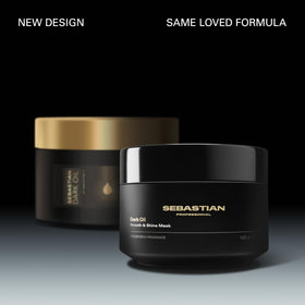 Sebastian Dark Oil mask creamy texture close-up illustrating rich lightweight hydration