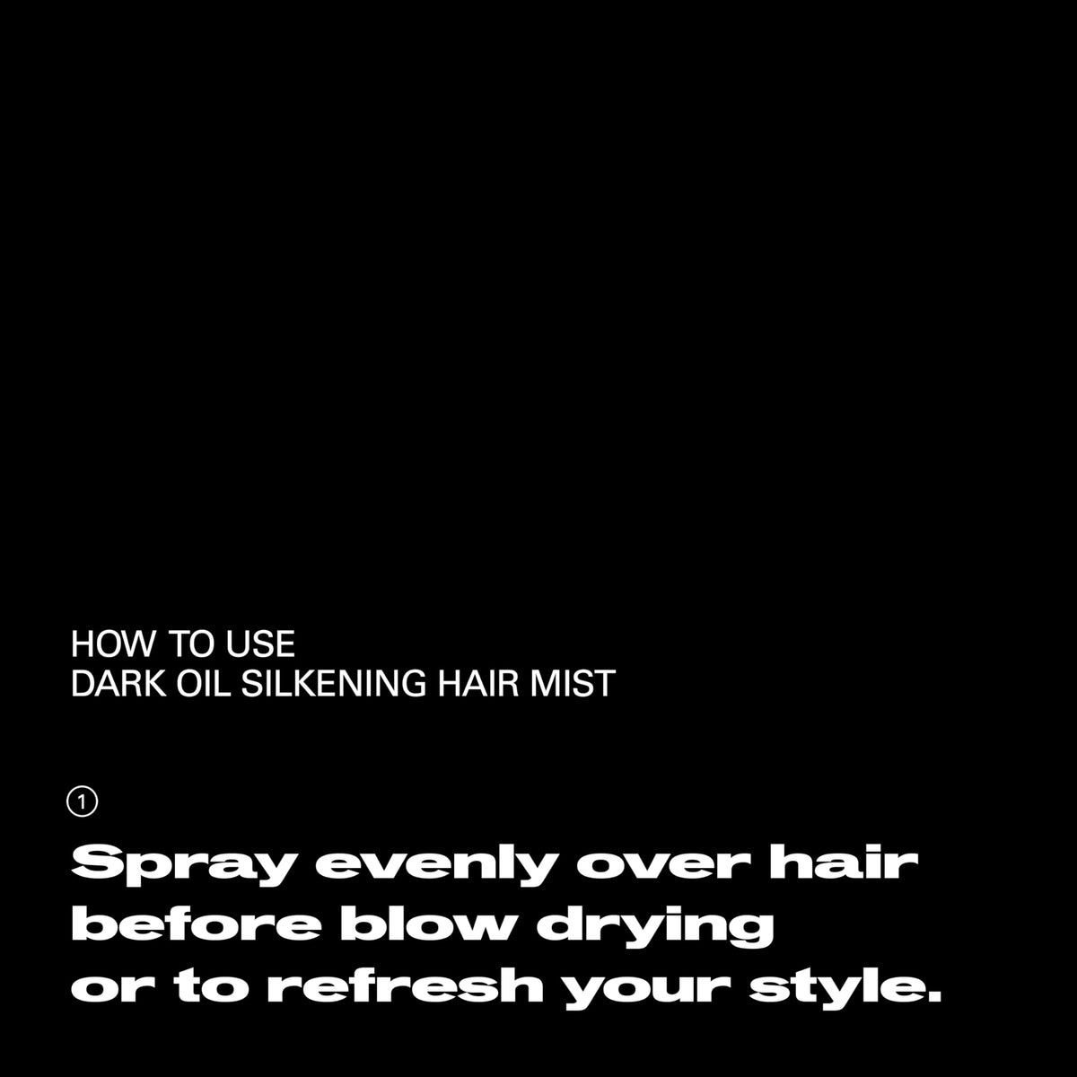 Sebastian mist applied to wet hair before blow-dry for smoother styling