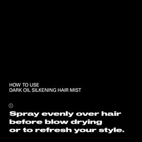 Sebastian mist applied to wet hair before blow-dry for smoother styling