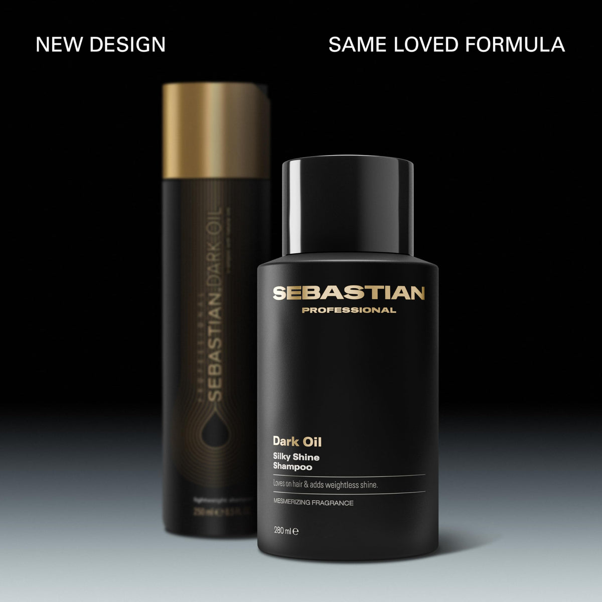Sebastian pump dispensing shampoo demonstrating easy, controlled application
