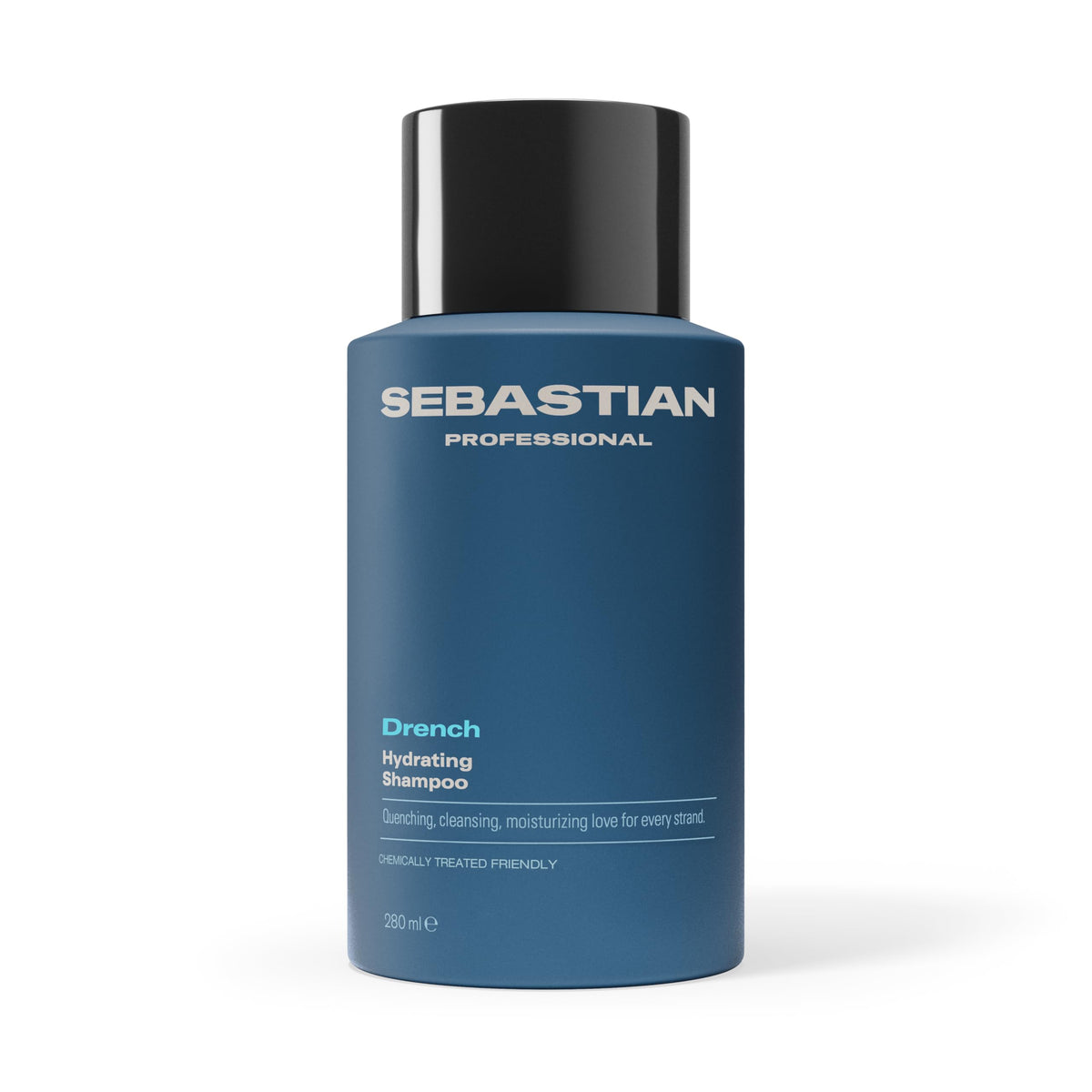 Sebastian Drench front bottle shows packaging and branding, reassuring authentic professional product