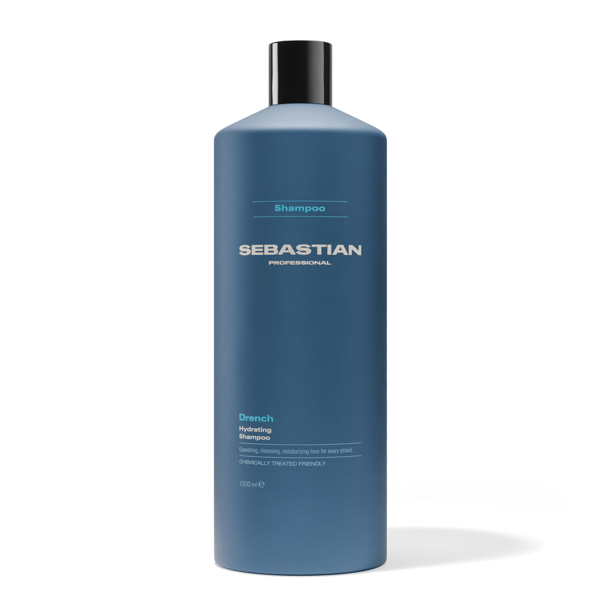 Sebastian Drench front packaging showing the large 33.8 fl oz bottle and branding benefit