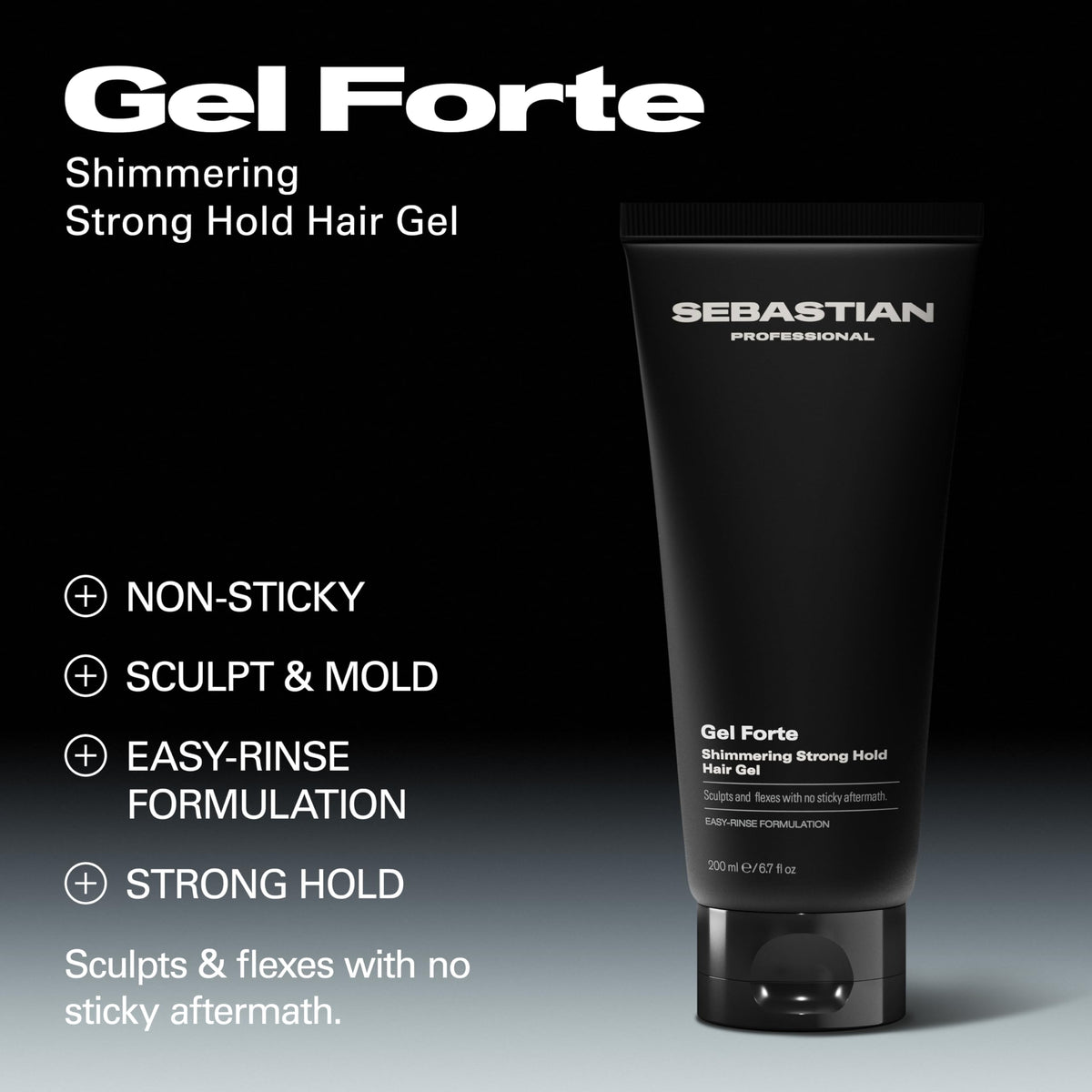 Sebastian gel texture close-up highlighting shimmer and smooth glide