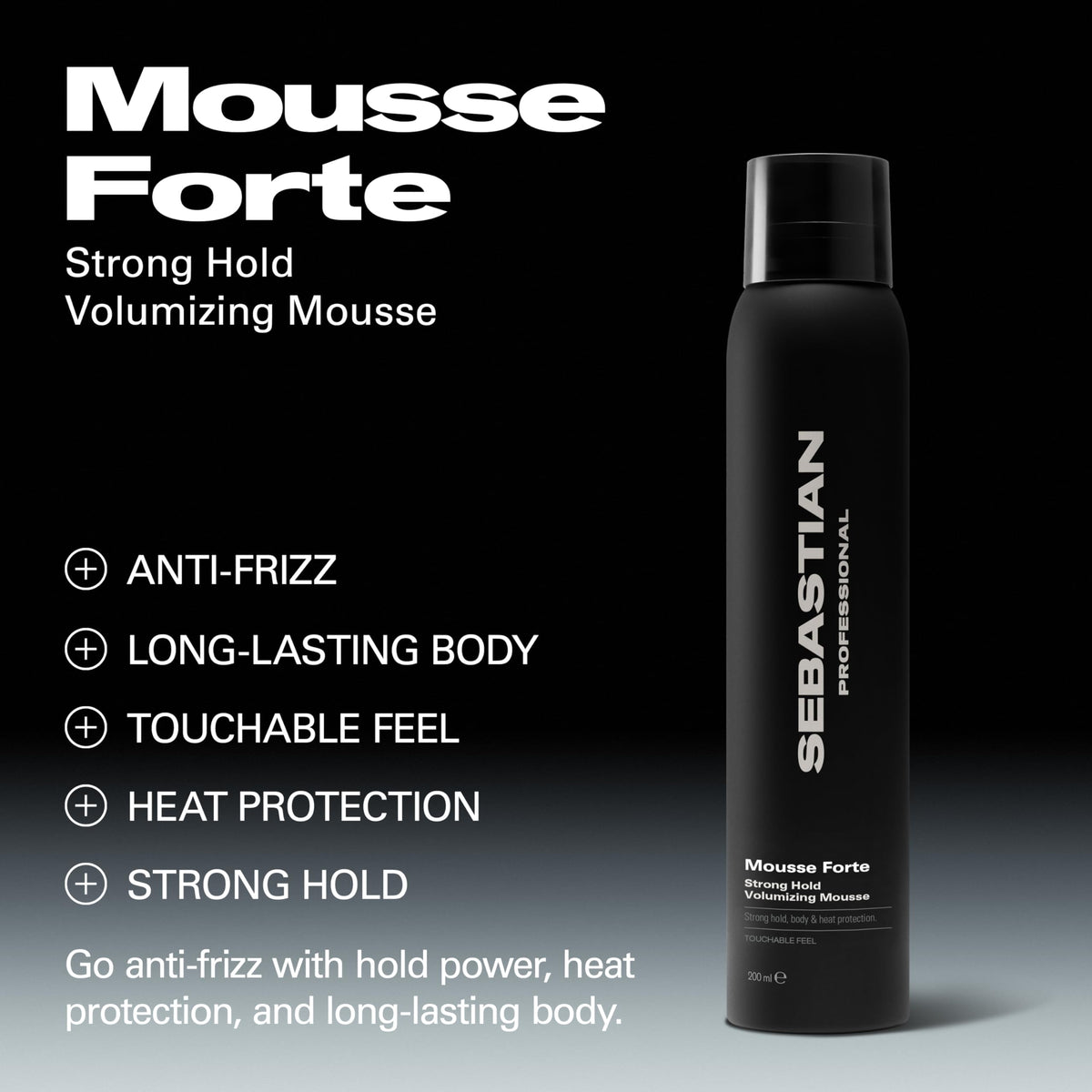 Sebastian Mousse Forte foam texture close-up showing lightweight mousse for easy spread