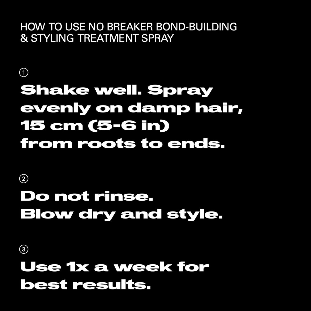 Sebastian No Breaker being applied to damp hair for reduced breakage