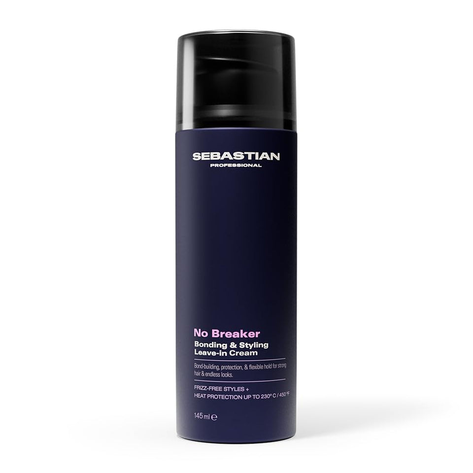 Sebastian No Breaker front packaging showing product and benefits
