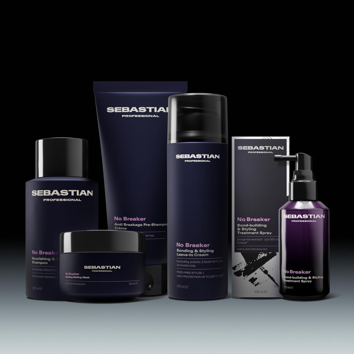 Sebastian No Breaker in salon setting improving manageability during styling