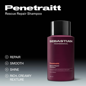 Sebastian Penetraitt creamy lather texture illustrating gentle cleansing