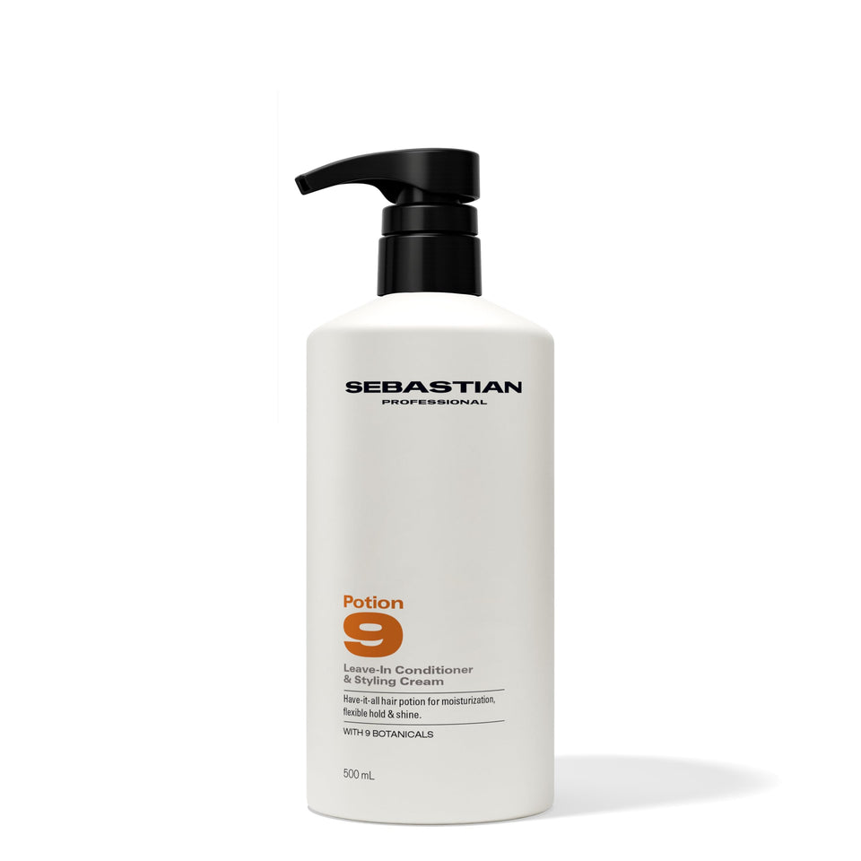 Sebastian Potion 9 front packaging showing product benefits and size