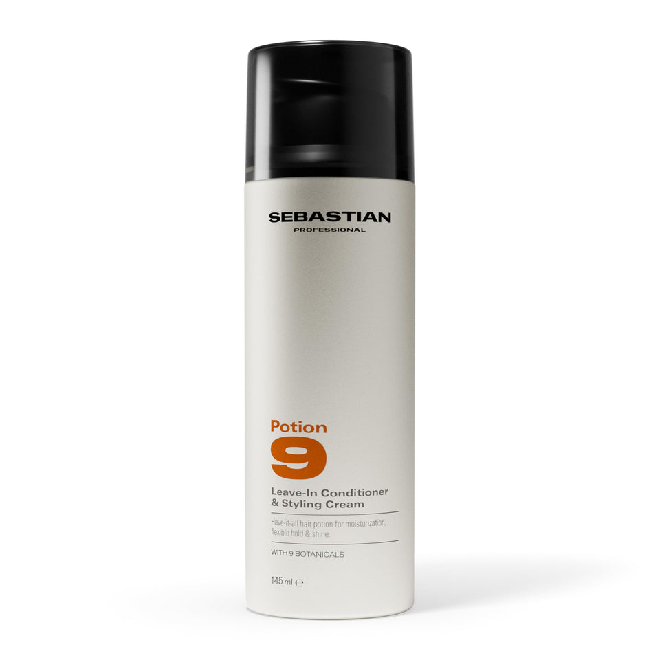 Sebastian Potion 9 front packaging showing product benefits and size