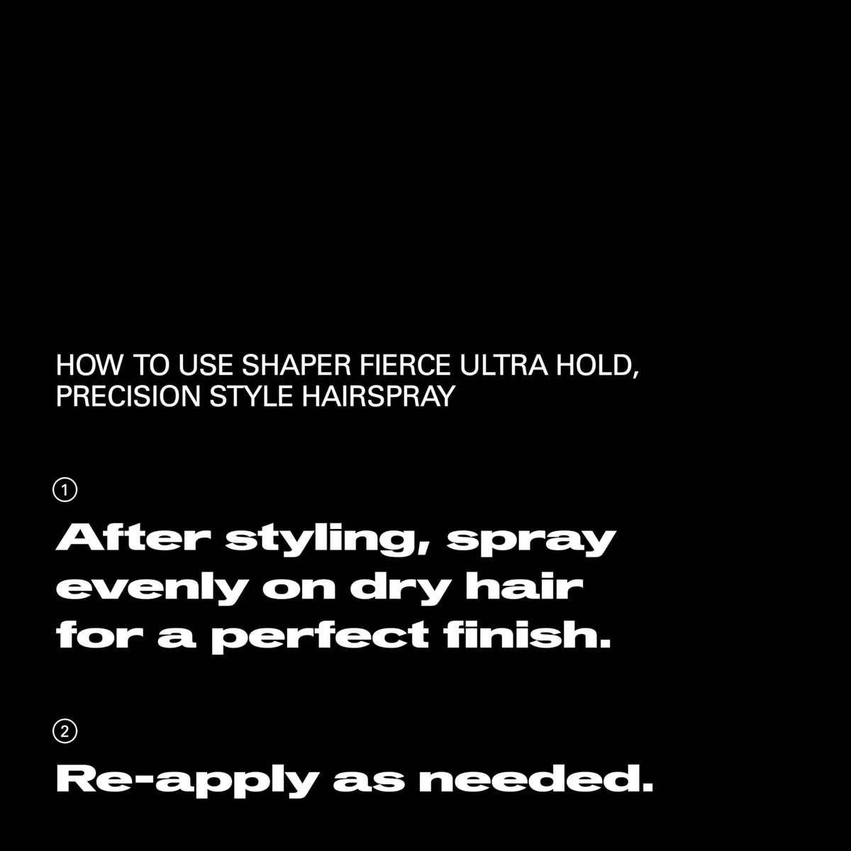 Sebastian Shaper Fierce sprayed at roots to create visible lift and volume