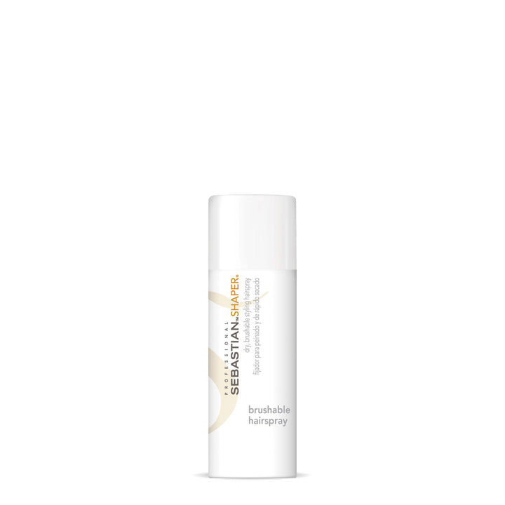 Sebastian front packaging showing compact hairspray and brand trust