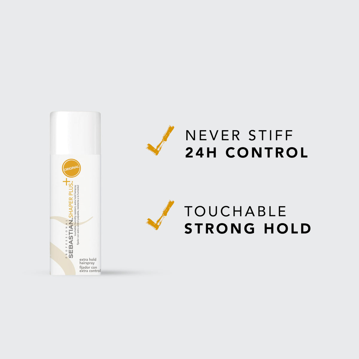Sebastian Shaper Plus fine mist texture demonstrating quick-dry benefit