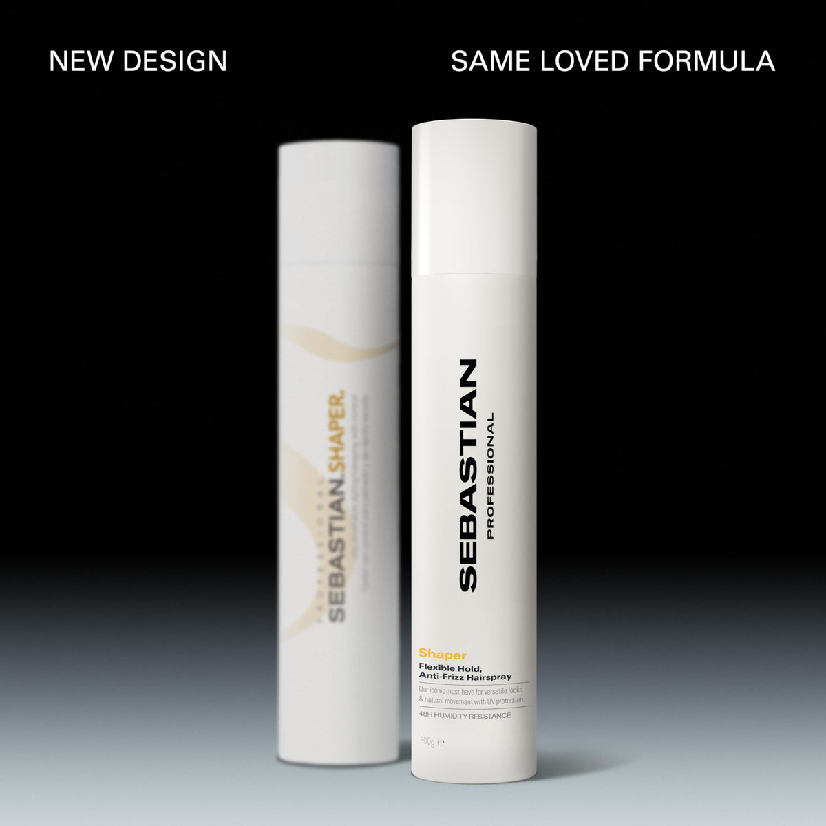Sebastian side label detail highlighting product information and usability benefits