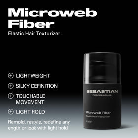 Sebastian texture swatch displaying lightweight fibrous gel and silky finish benefit