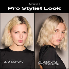 Sebastian gel dispensed on hands ready for application to provide controllable styling