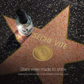Seche Vite used in salon setting demonstrating professional finish