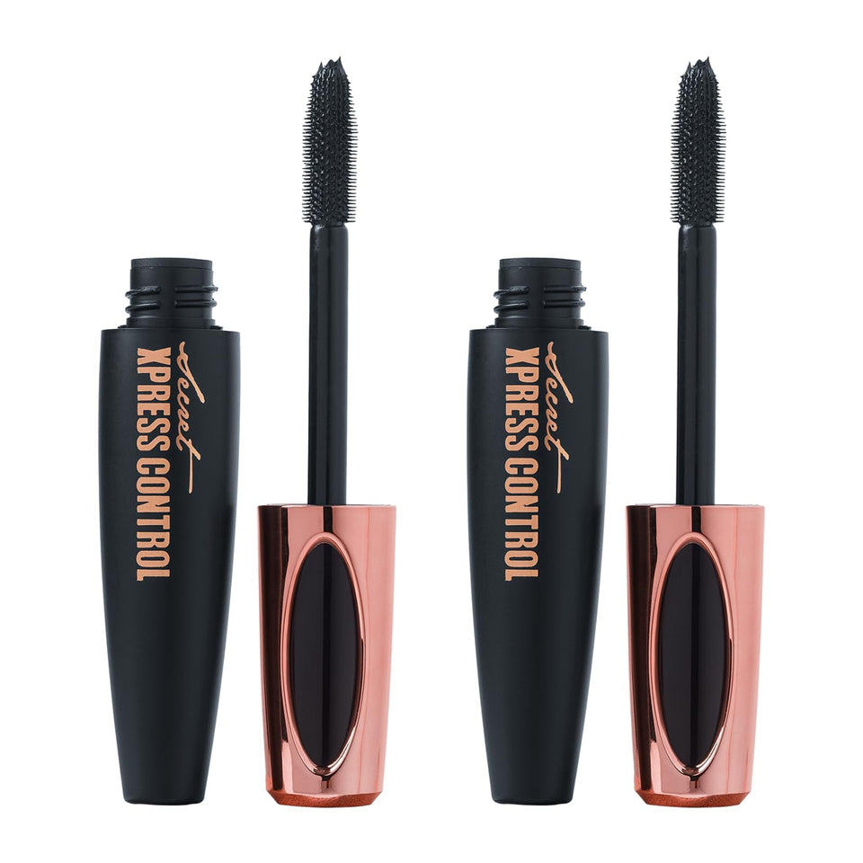 Secret Xpress Control front packaging showing two-pack and benefit of long wear