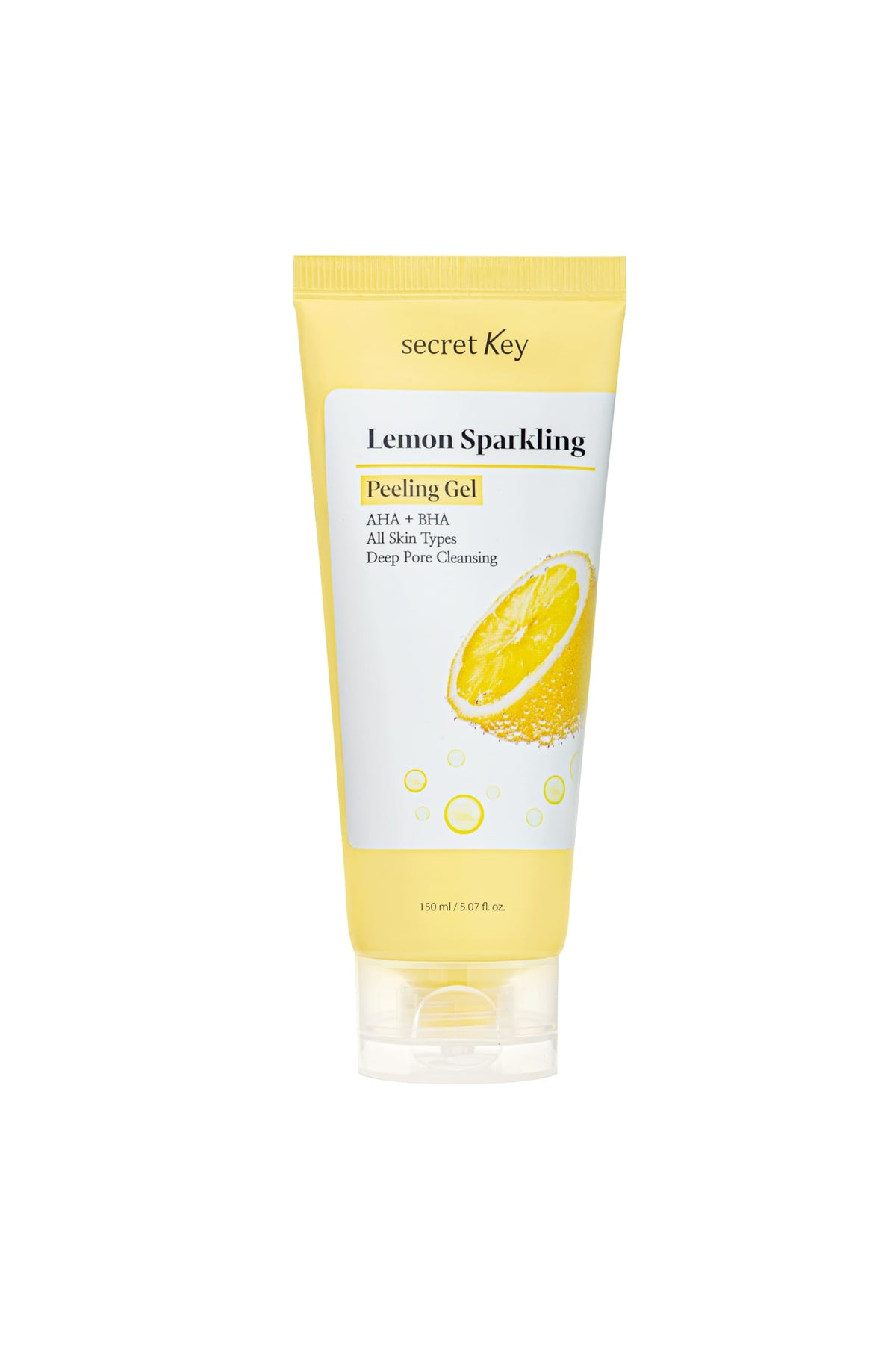 Secret Key front packaging showing bottle and bright lemon branding for fresh look