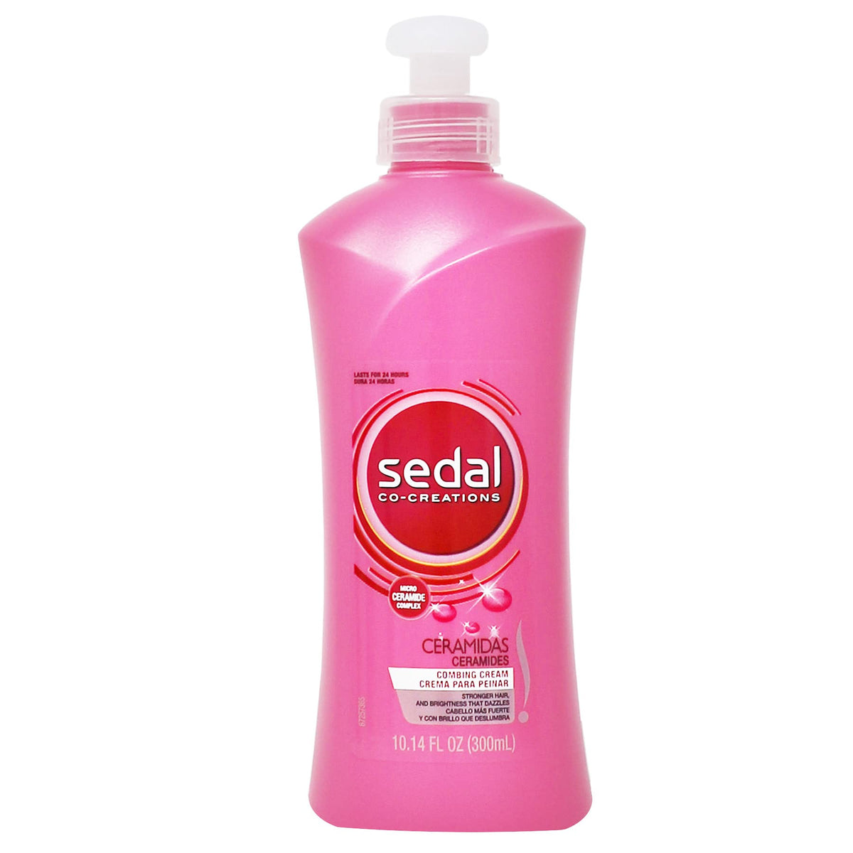 Sedal back label close-up displaying ingredients and usage benefits