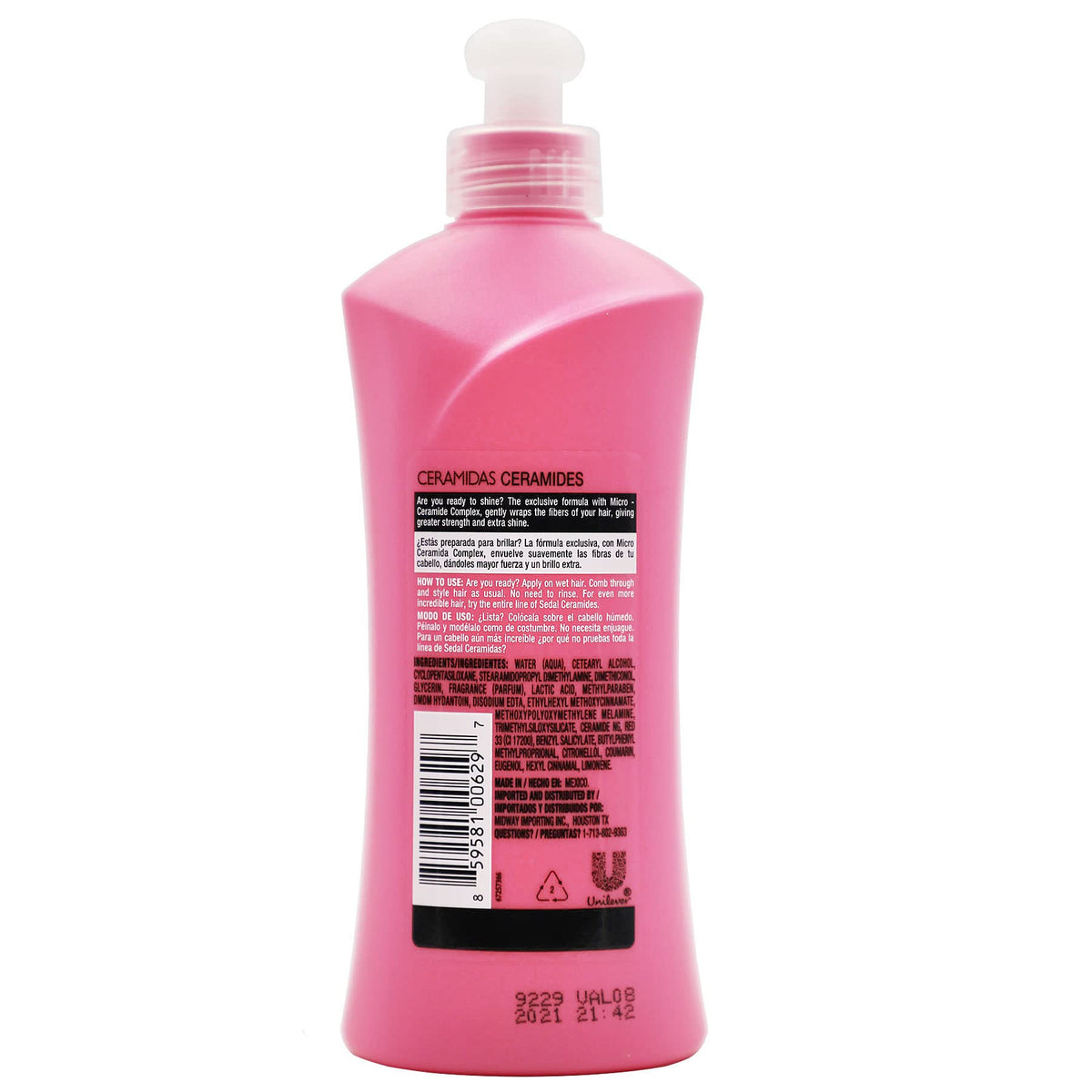 Sedal bottles in hand showing size and convenient two-pack value