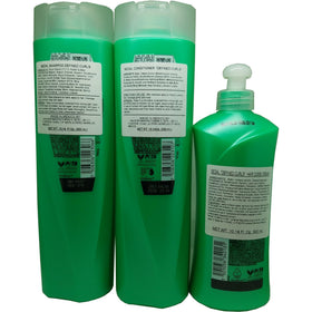 Sedal Rizos Definidos shampoo pump dispensing foamy lather for gentle cleansing