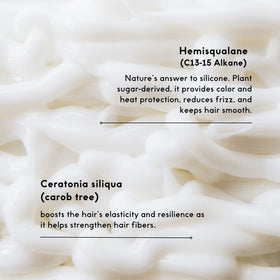 SEEN conditioner cream texture on hand highlighting smooth detangling benefits