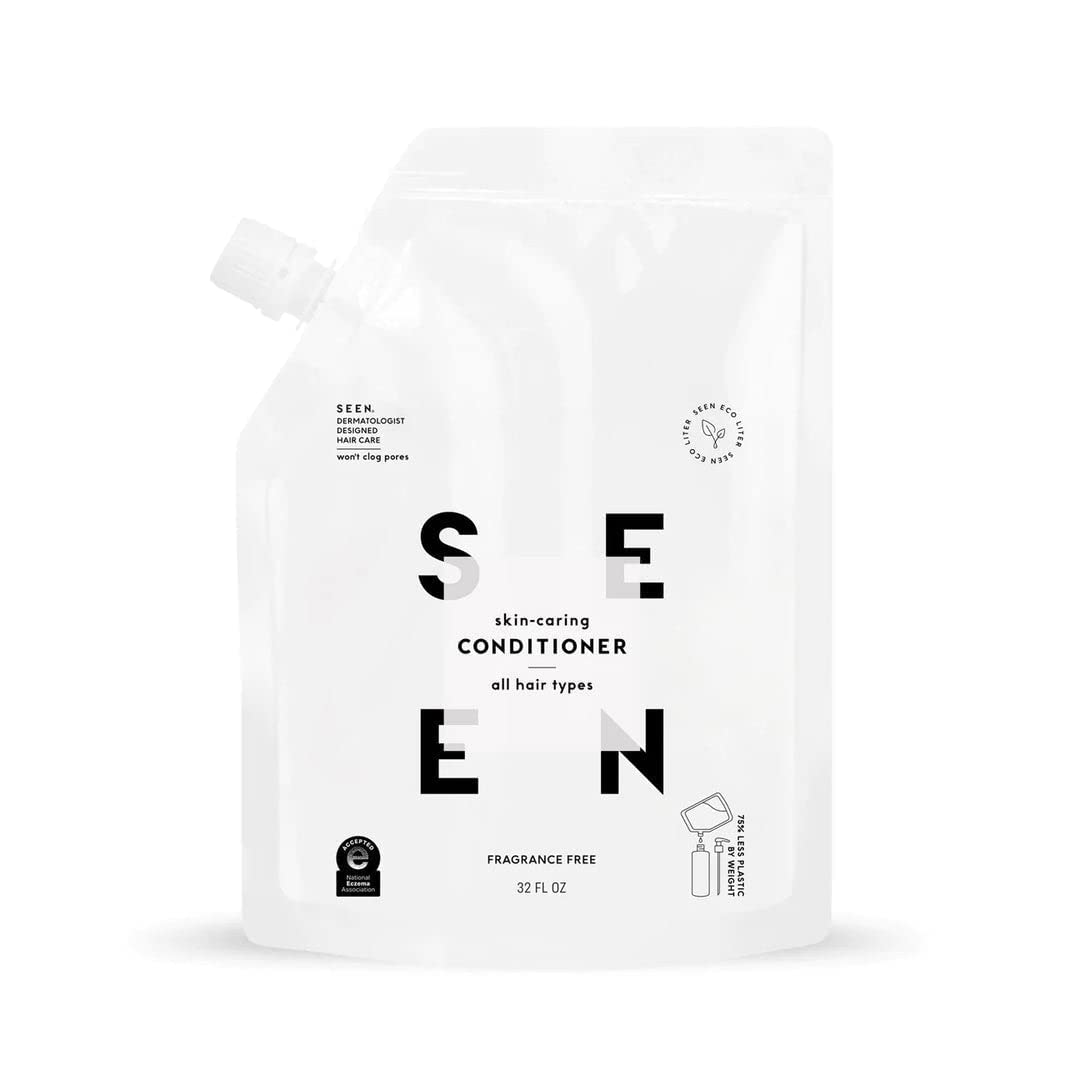 SEEN eco-refill front packaging showing label and refill benefit
