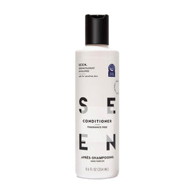 SEEN front bottle view showing clean packaging and gentle formula benefits