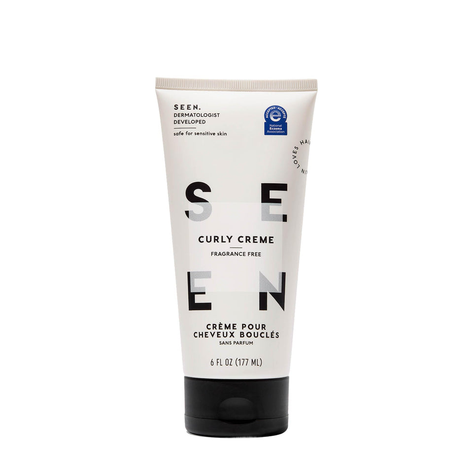 SEEN front packaging showing fragrance-free label and benefits