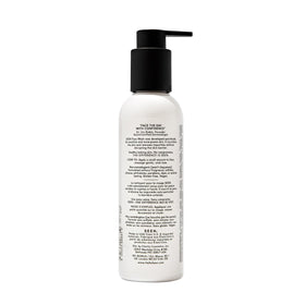 SEEN face wash texture closeup highlighting creamy gel texture and hydrating finish