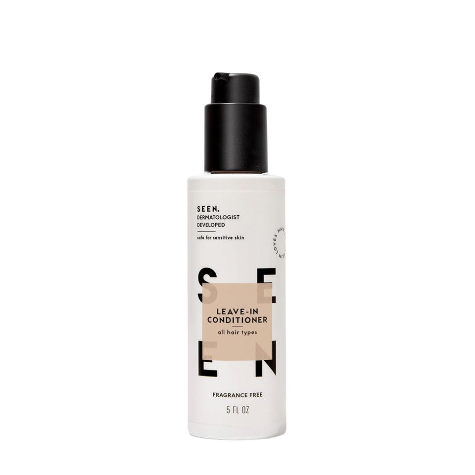 SEEN front bottle view showing label and scent for clear product recognition and appeal