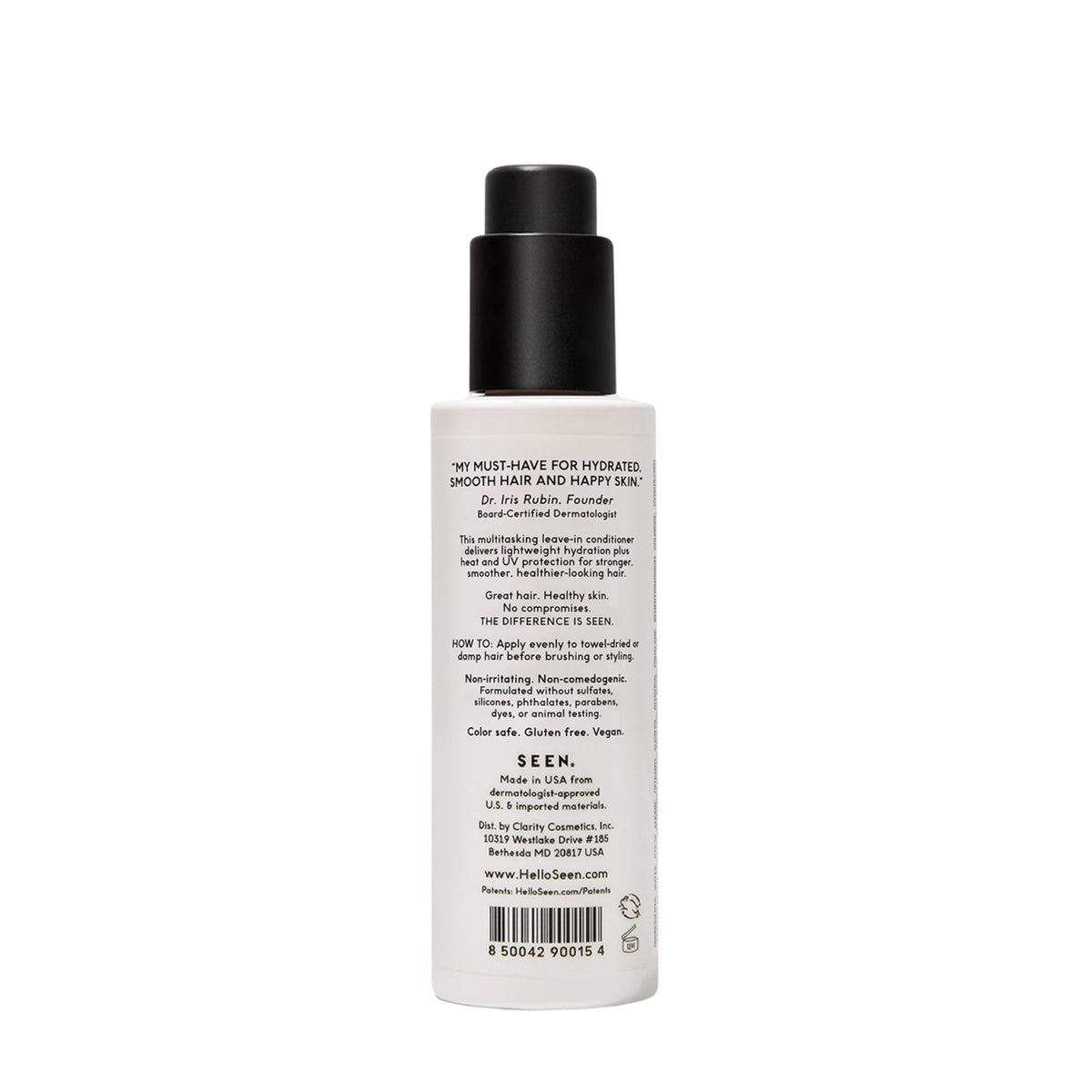 SEEN close-up texture shot highlighting cream slip and lightweight hydration benefit