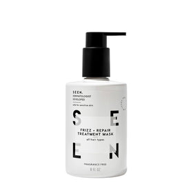 SEEN front packaging showing fragrance-free treatment mask and benefits