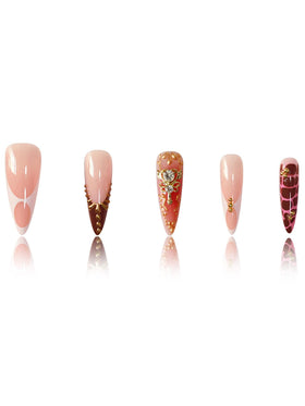 SEENEEY close rhinestone detail highlighting sparkle and secure placement