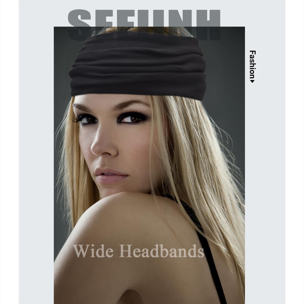 Sefiinh headbands styled twisted and folded showing versatile looks benefit